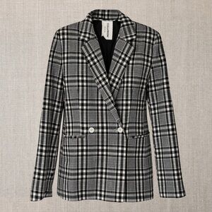 Collusion From ASOS Oversized Checkered Blazer